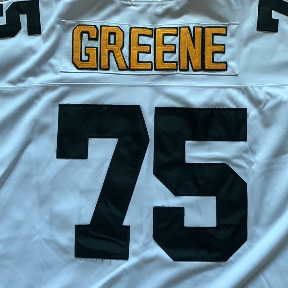 Mitchell & Ness Joe Greene Pittsburgh Steelers 1975 Throwback Jersey White 54 - Picture 6 of 6